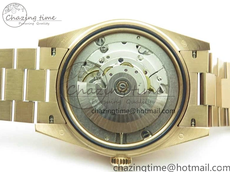 on 904 228239 Day-Date Version Dial President Stick Markers A2836 Bracelet RG RG RG New BP Dial 40mm 0313